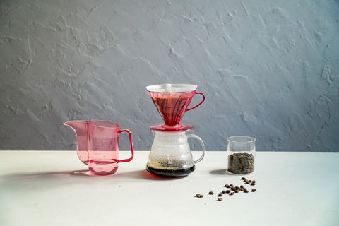 Hario Juicee Limited Edition V60 02 Dripper Punch Pink